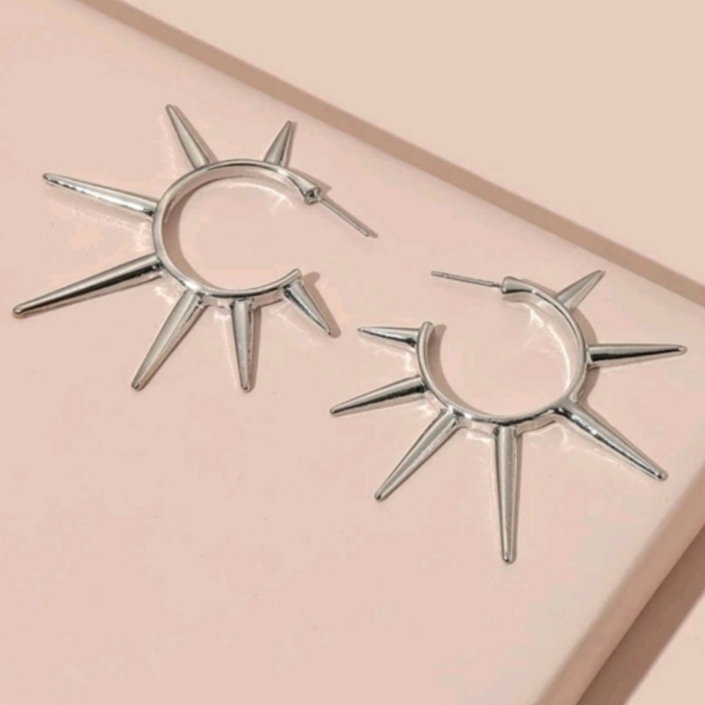 Spiked Edgy Earrings